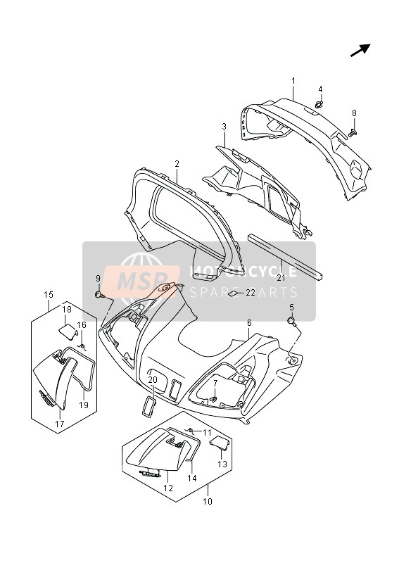 9215326J00291, .Lock, Front Panel Box Lh (Black), Suzuki, 0